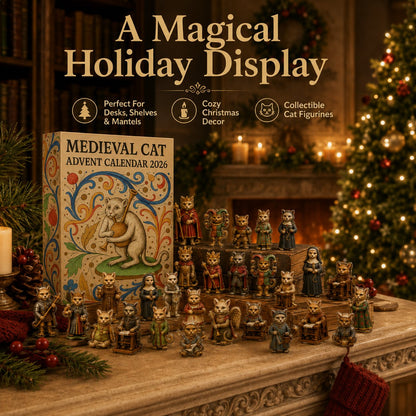 🐱🏰 Medieval Cat Advent Calendar 2026 – 24 Days of Hilarious Medieval Cat Collectibles 🎄✨