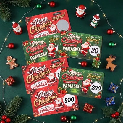 🎁🎄 Scratch & Surprise Christmas Party Cards – Festive Lucky Draw Game for Holiday Fun