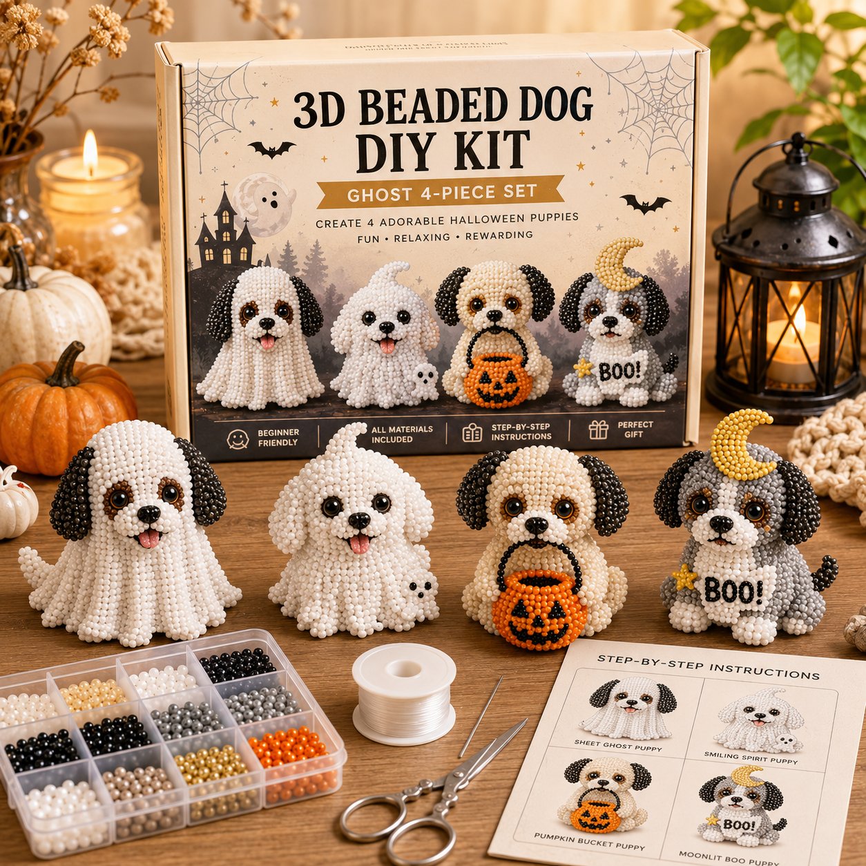 🎁🐶🎃🐶3D Halloween Dog DIY Art Set🎄Buy 2 | FREE Shipping