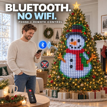 🔥In stock 100pcs - Shipment within 24 hours🎅Smart Pixel Christmas Tree Lights | App Customizable Animated LED String Lights