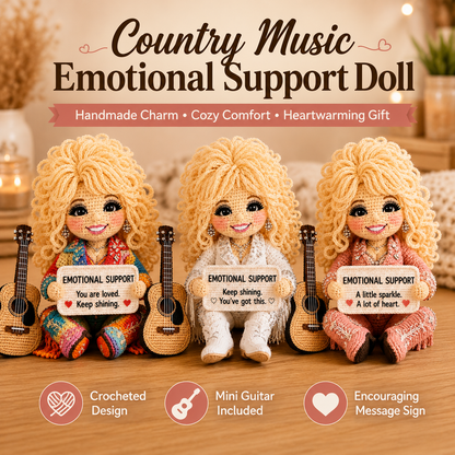 🎵 Country Music Lover’s Comfort Doll