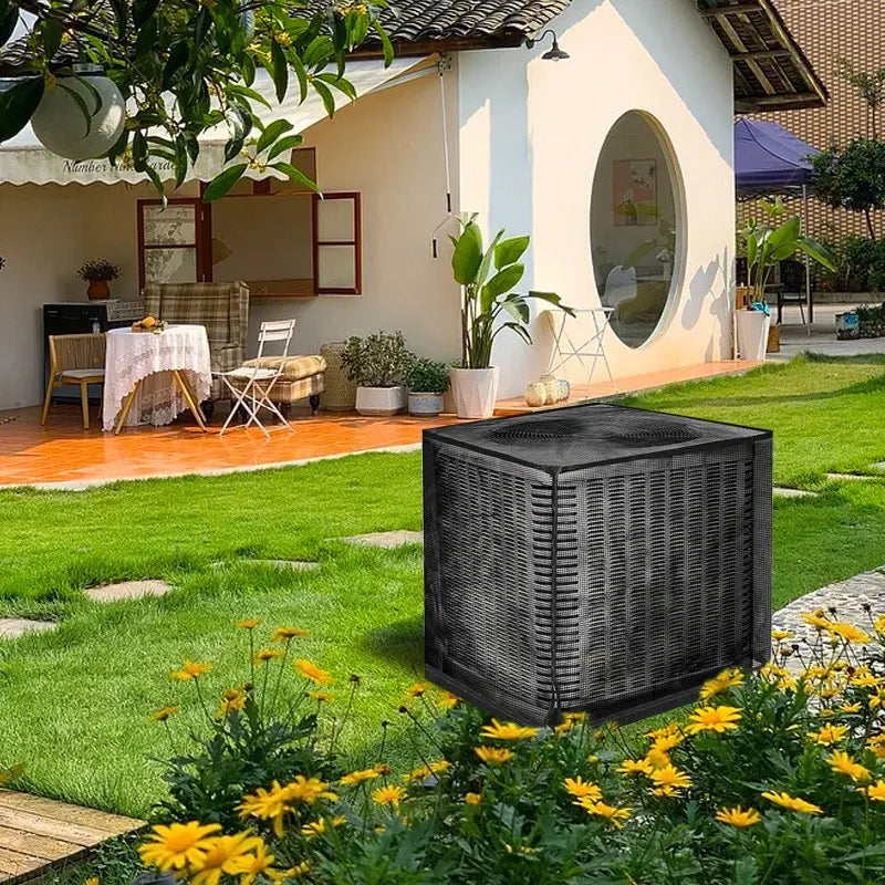❄️🍂 Heavy-Duty Mesh AC Cover – All-Season Outdoor Protection