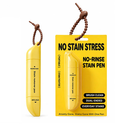 Portable Dual-Head Stain Remover Pen✨ Instant No-Rinse Emergency Spot Cleaner for Clothes, Oil & Coffee Stains⏳
