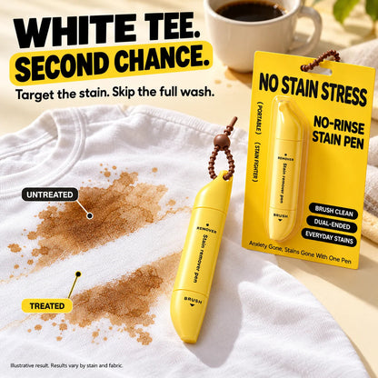 🖊️ Portable Dual-Head Stain Remover Pen - Waterless Stain Cleaning