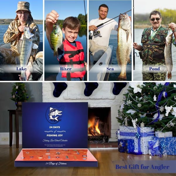 🎣🎄 Christmas Fishing Lures Advent Calendar – Limited Release!