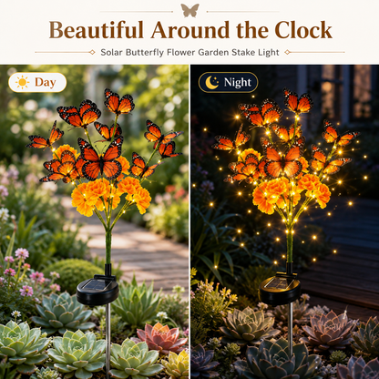 🦋 Solar Butterfly Flower Garden Lights