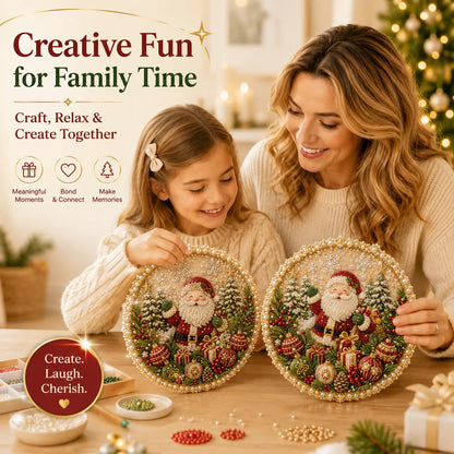 🌸🌻🍂🎄 LAST DAY 49% OFF – ✨ Four Seasons & Holiday Pearl Art Hanging Wreath Kit | Luxury Flocked Canvas with Scratch-Resistant Non-Fading Pearl Beads DIY Handmade Seasonal Decor 💎