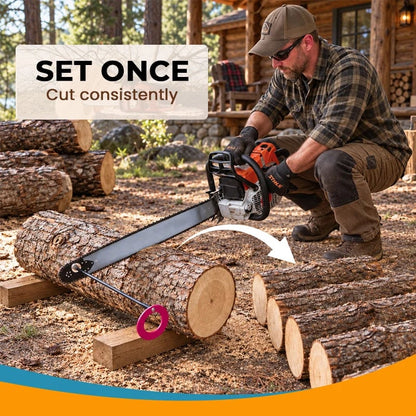 🪚🌲 Quick-Mark Chainsaw Cutting Guide – Faster, More Consistent Log & Firewood Cuts