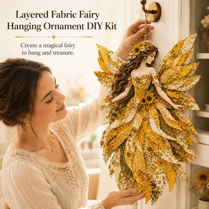 🧚‍♀️🌸 Premium Fairy Patchwork DIY Kit | Handmade Fantasy Wall Decor ✨