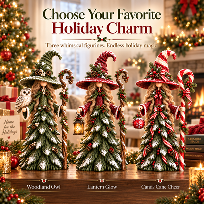 🧙‍♀️🎄Magical Christmas Witch Figurines