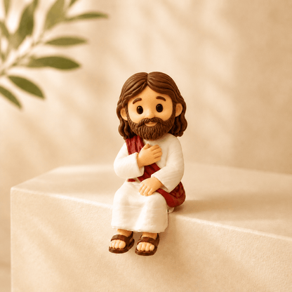 🎁LAST DAY 50% OFF- ✝️🙏 Jesus Shelf Sitter Figurines – 5 Meaningful Poses ❤️ Christian Faith Desk & Shelf Décor 🎁