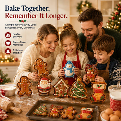 🔥😍 Letzter Tag: 49 % Rabatt – 🎄 Weihnachts-Mini-Pie-Formen-Kollektion mit 9 Designs | Wiederverwendbare Prägeformen für detailreiche Weihnachtsmann-, Schneemann-, Rentier-, Tannenbaum- & Festtags-Pies 🥧✨