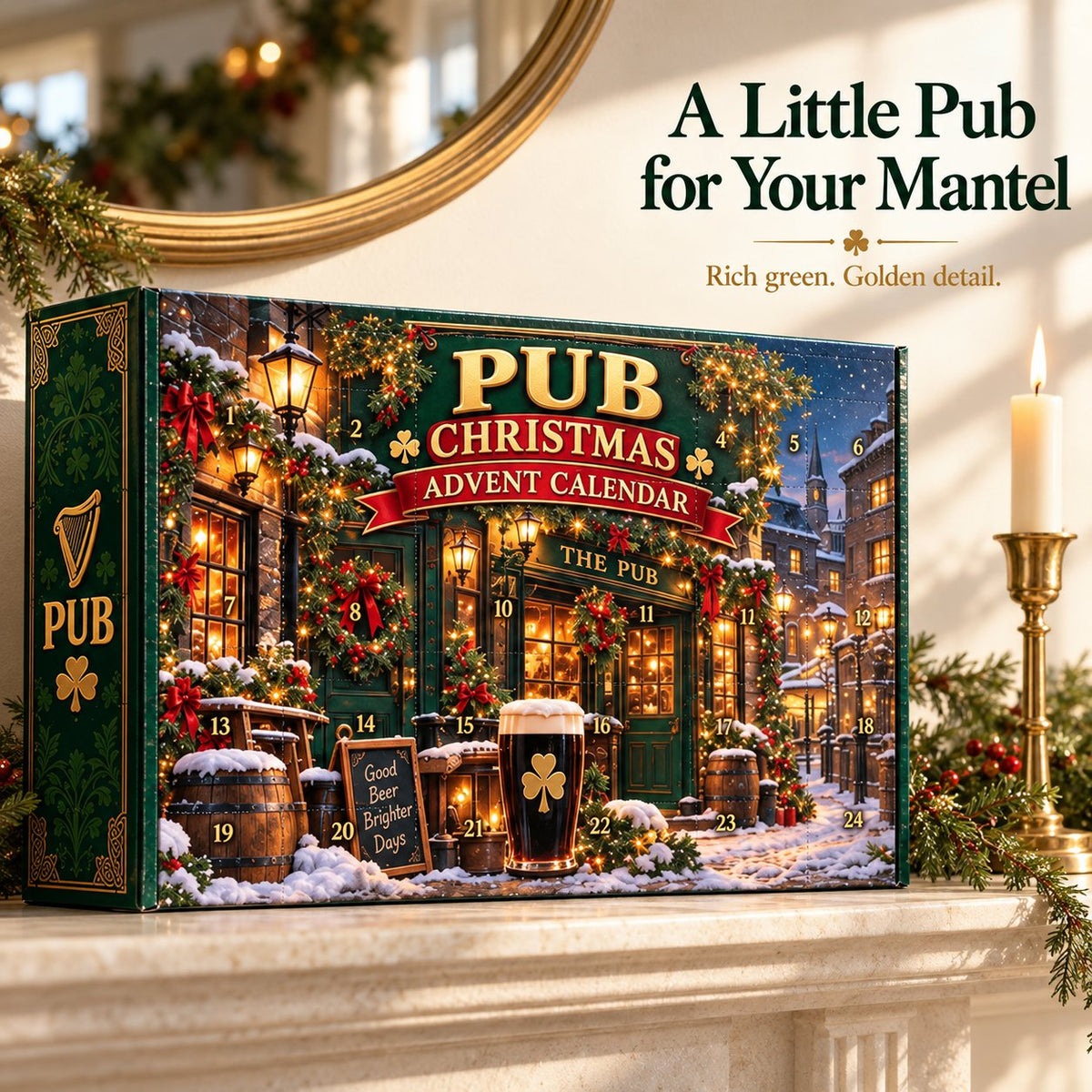 🎄 Irish Pub Christmas Countdown Calendar