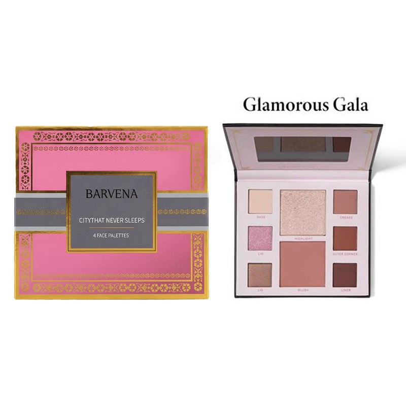 💄✨ 4-Palette Beauty Wardrobe – 32 Matte & Shimmer Shades for Everyday to Party Looks