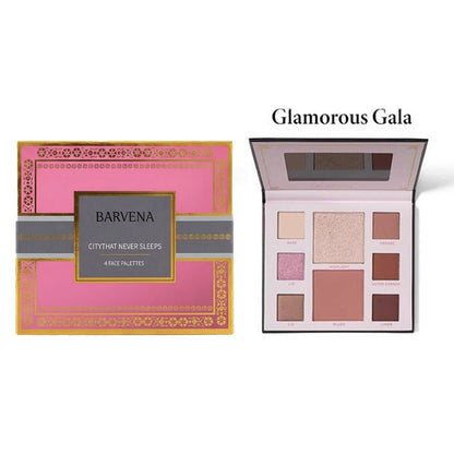 💄✨ 4-Palette Beauty Wardrobe – 32 Matte & Shimmer Shades for Everyday to Party Looks