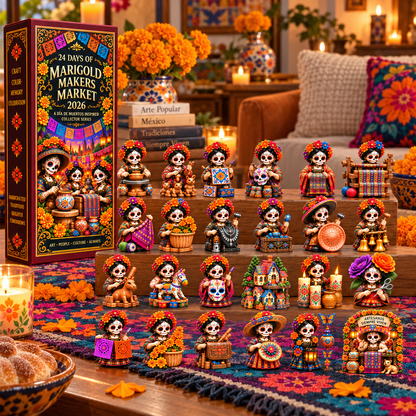 24 Days of Handcrafted Tradition — Día de Muertos Marigold Makers Market Advent Calendar 2026