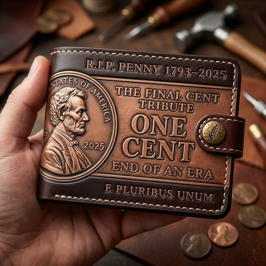 THE FINAL CENT Leather Wallet
