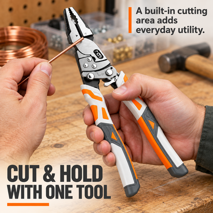 🔧 Self-Locking Ratchet Pliers – Secure Grip, Less Effort🔥