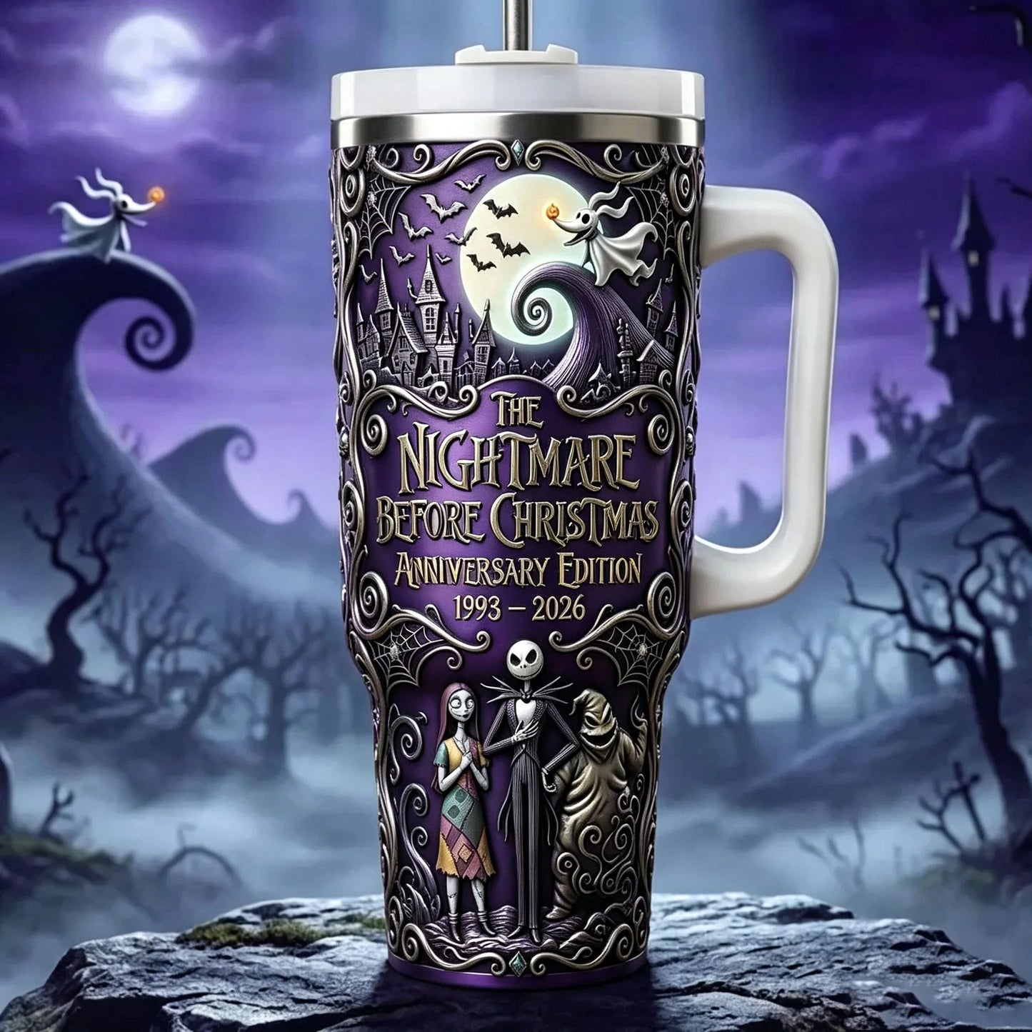 33rd Anniversary Gothic Limited Edition Stainless Steel Tumbler