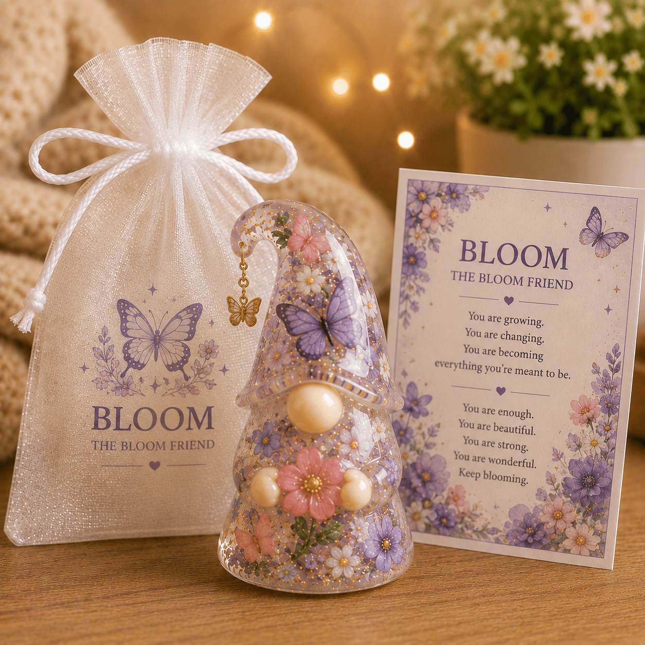 Emotional Support Gnome Gift Set
