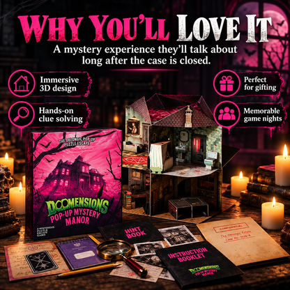 3D Pop-Up Mystery Manor – Immersive Murder Mystery Puzzle Game