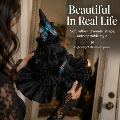 One Hat, Endless Magic – Enchanted Butterfly Witch Hat for Moms & Little Witches