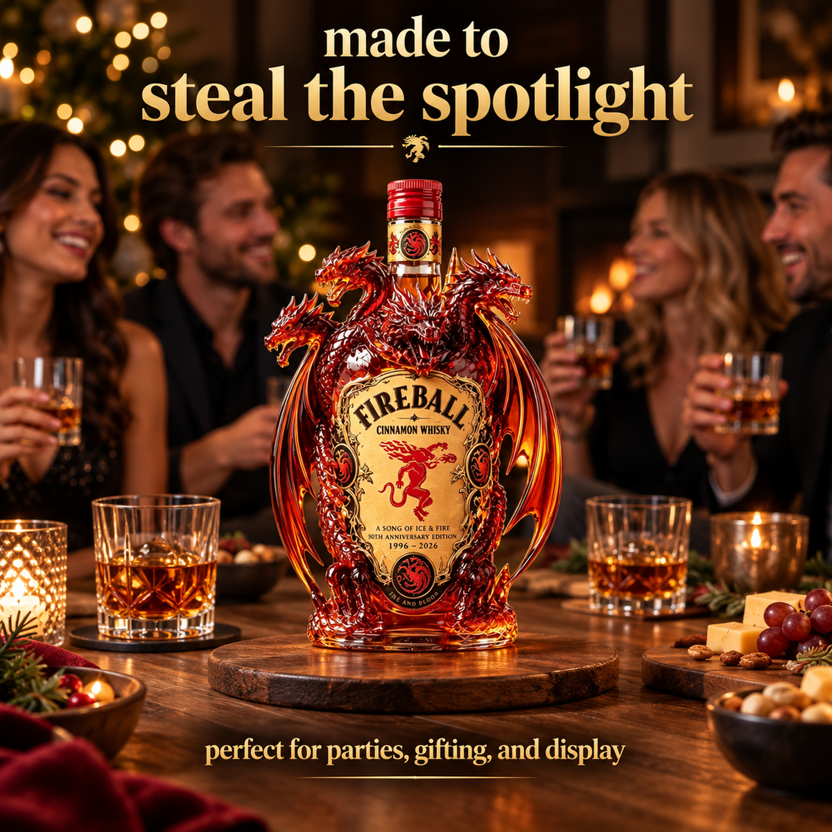 Legendary Dragon Decanter – Collector’s Edition Display Bottle