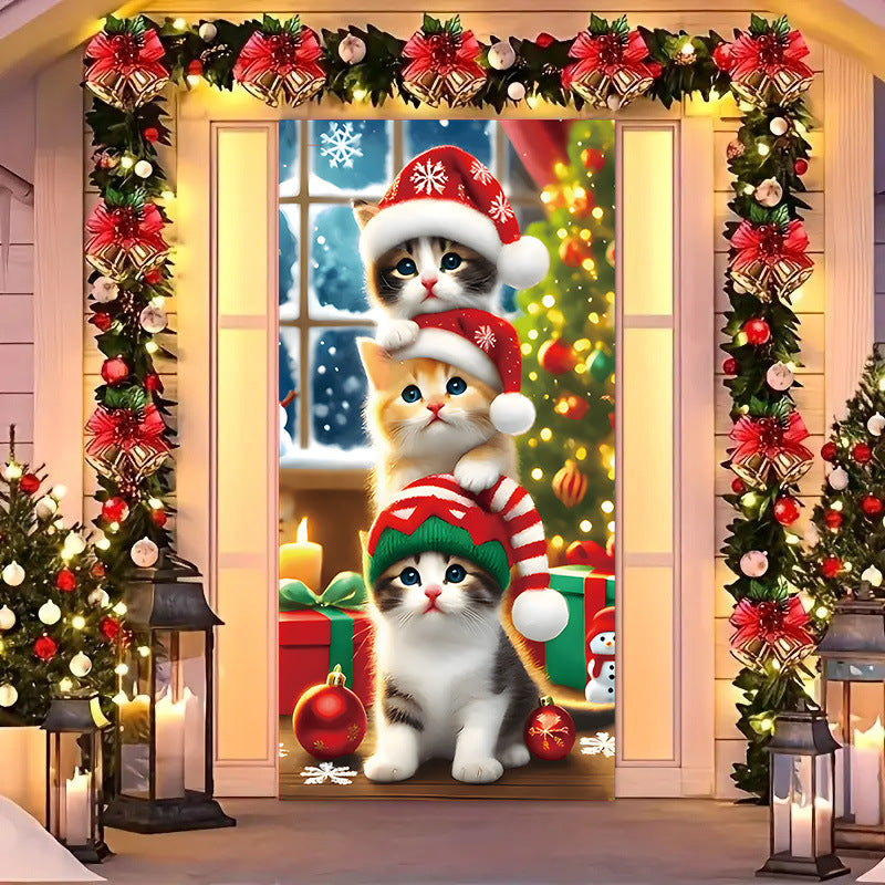🎄🎅 2026 Festive Christmas Door Cover