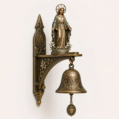 Vintage Virgin Mary Porch Blessing Bell