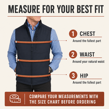 Men’s Everyday Concealment Vest – Dual-Side Built-In Holster & Inner Storage