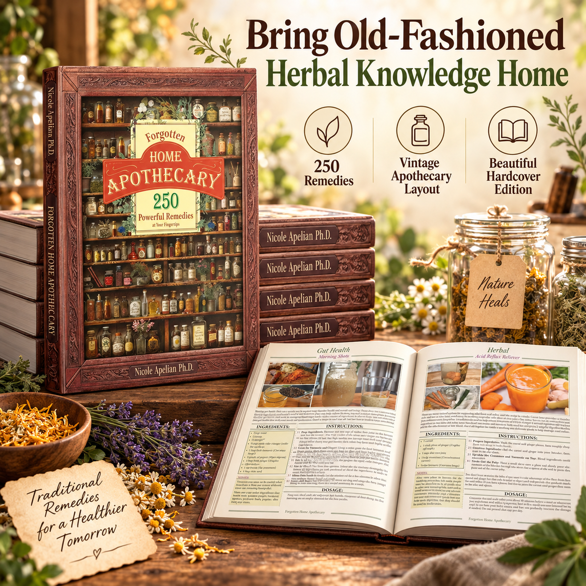 Forgotten Home Apothecary – 250 Powerful Remedies at Your Fingertips