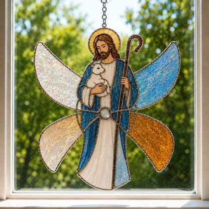 ⏳ Last Day 49% OFF – ✝️ Beginner-Friendly 3D Christian Iridescent Suncatcher DIY Kit | 6 Faith-Inspired Designs with Glass-Style Panels, Metal Frames, Hanging Chain, Tools & Step-by-Step Guide Included 💕