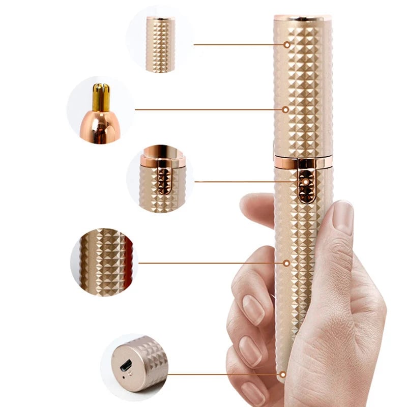📍 2026 Sale — Over 38,000 Sold!🔥 Portable Electric Eyebrow Trimmer – Interchangeable Heads 🪒