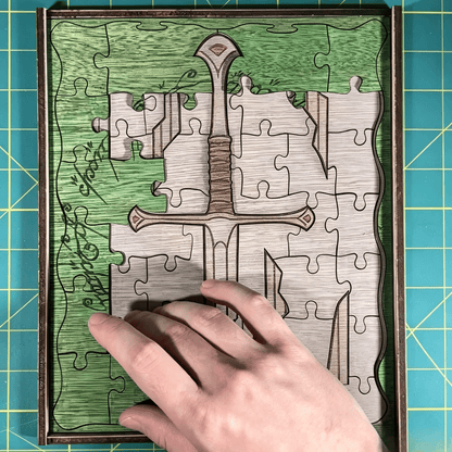⚔️✨ Personalized Broken Sword Puzzle | A Legendary Fantasy Craft for Puzzle Lovers🧩