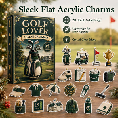 🎄⛳24-Day Golf Charm Holiday Countdown 🎁✨