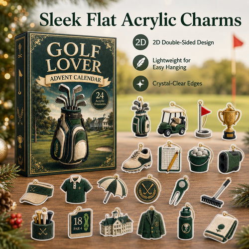 🎄⛳24-Day Golf Charm Holiday Countdown 🎁✨