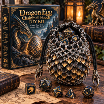 🔥🐉Dragonkeeper’s Pouch – DIY Craft Kit