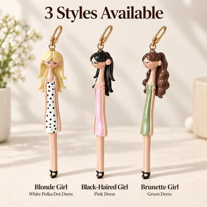 👜✨ Fashion Doll Bag Charms — 3 Stylish Designs to Add Personality to Your Favorite Bag!