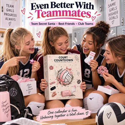 ⏳ Last Day 49% OFF – 🏐 2026 Volleyball Advent Calendar | 24 Mystery Doors with Sporty Surprises for Players & Volleyball Fans 🎁
