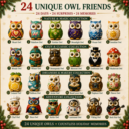 🦉🎁Whimsical Owls Advent Calendar 2026