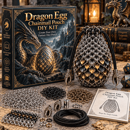 🔥🐉Dragonkeeper’s Pouch – DIY Craft Kit