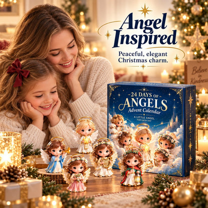 🕊️✨ 24 Days of Angel Blessings – Christmas Tree Ornament Countdown Collection