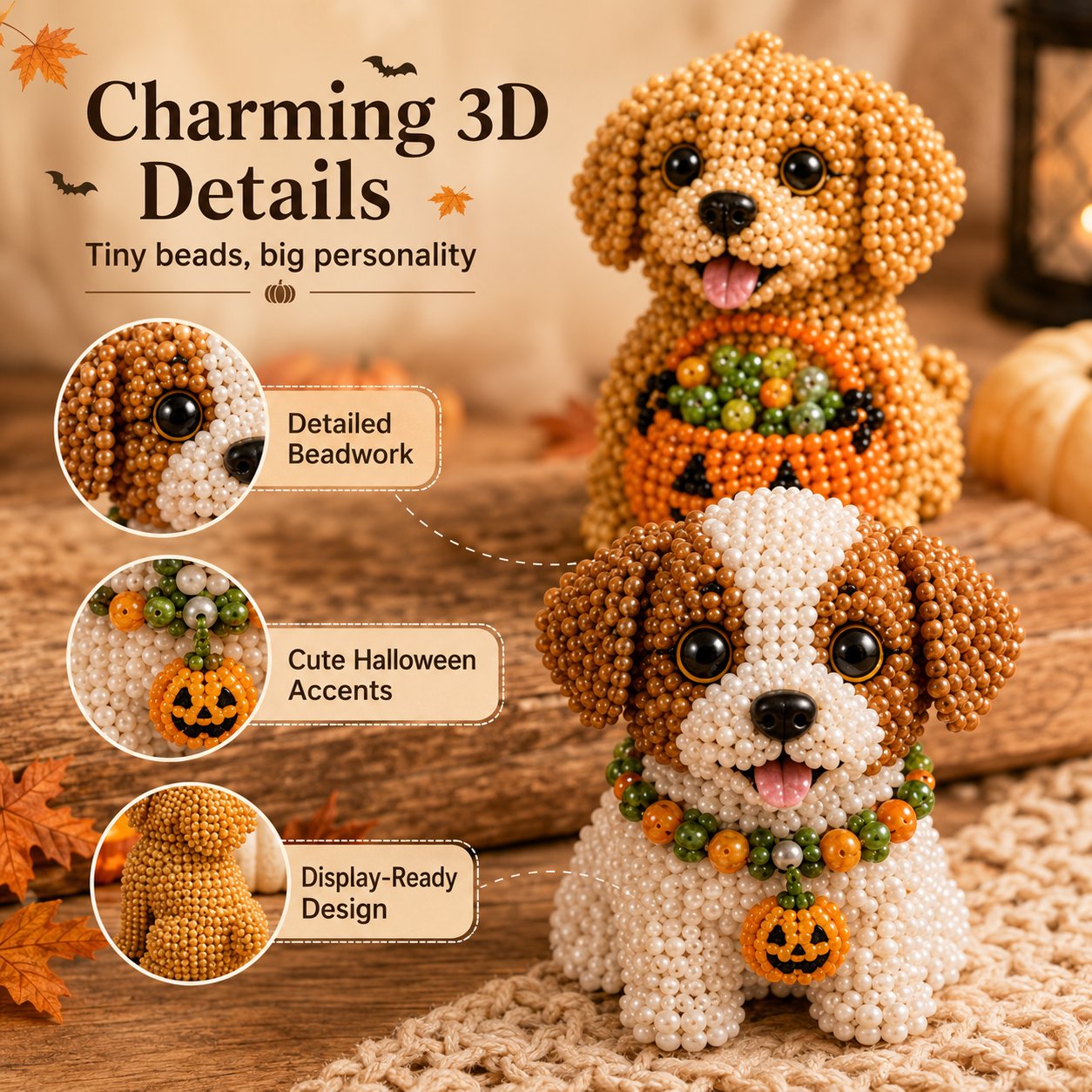 🎁🐶🎃🐶3D Halloween Dog DIY Art Set🎄Buy 2 | FREE Shipping