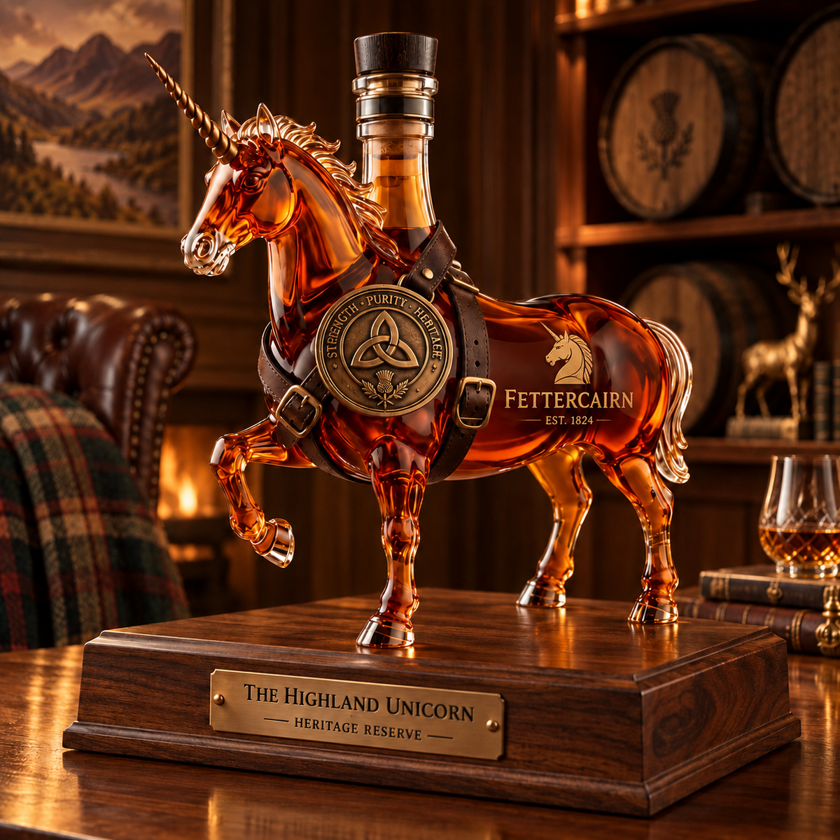 🦄Fettercairn Highland Unicorn Decanter – A Collector’s Gift for Whisky Lovers