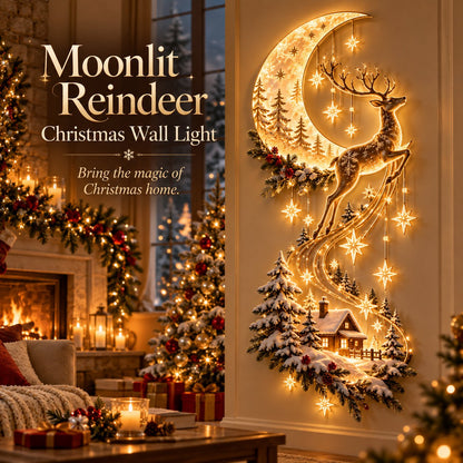 Reindeer Under the Starry Sky™ – Cozy Christmas Cabin