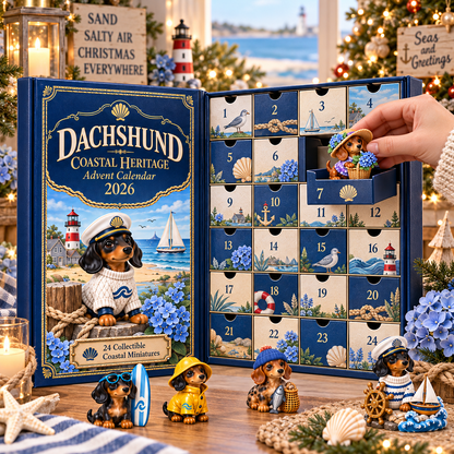 24 Days by the Sea — Dachshund Coastal Heritage Advent Calendar 2026