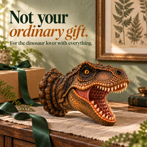 Detailed T-Rex brow scales teeth and sculpted mouth
