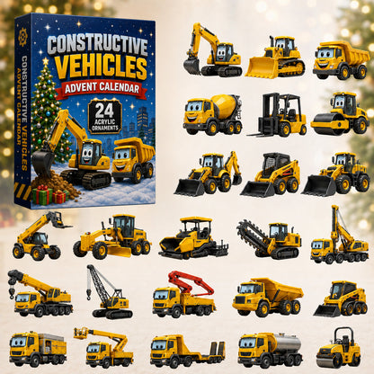 🚜🎄 2026 Construction Vehicle Advent Calendar – 24 Days of Truck & Machine Surprises