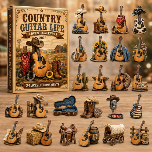 🎸Country Guitar Life Advent Calendar 2026 - 24-Day Festive Countdown