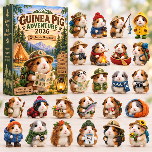 🐹🌲 24 Days of Tiny Adventures – Guinea Pig Christmas Collector Countdown 2026